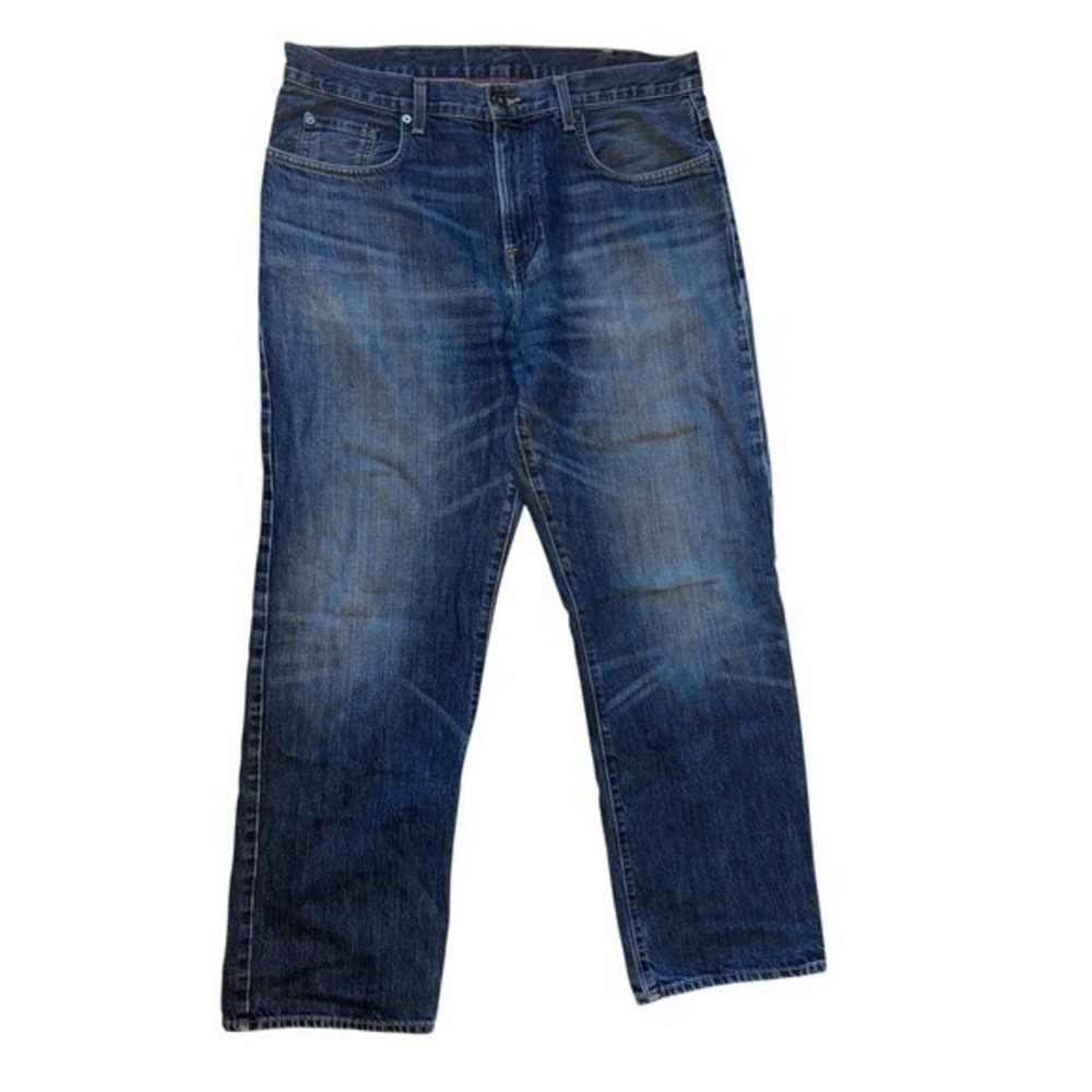 Cremieux Straight Leg Jeans Mens Blue 36x32 Medium Wash Cotton Denim Pants